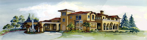 Vance Residence Illustration